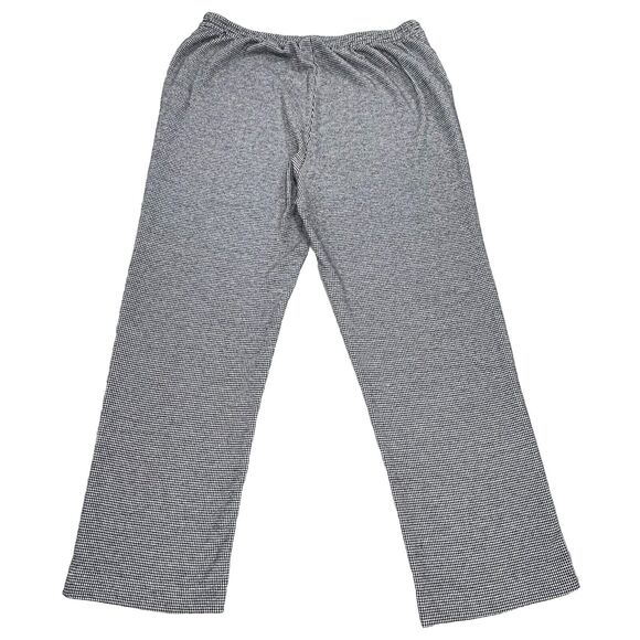 Alfred Dunner Pants Women's 16 Black White Houndstooth Pockets Stretch Pull On - Picture 3 of 9